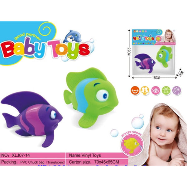 Fish Shape Vinyl Bath Toys