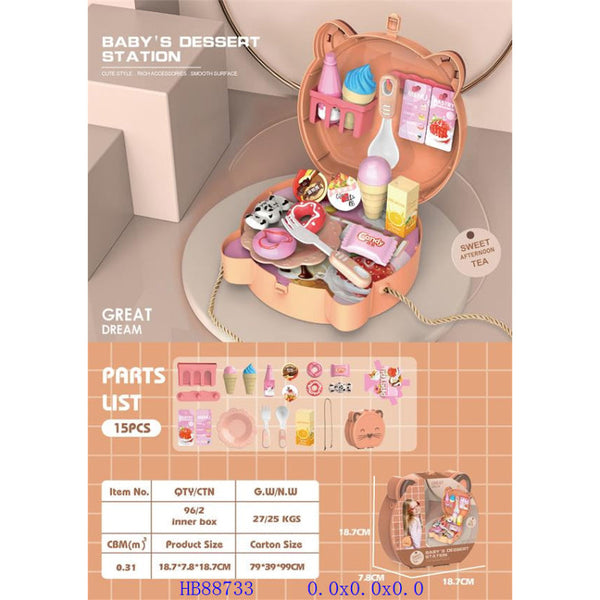 Pretend Play Dessert Station Play Set