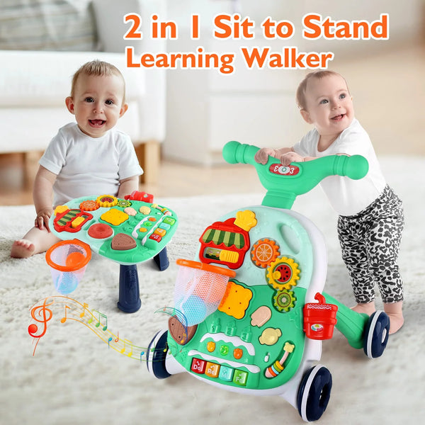 Baby Walker & Active Table 2-in-1