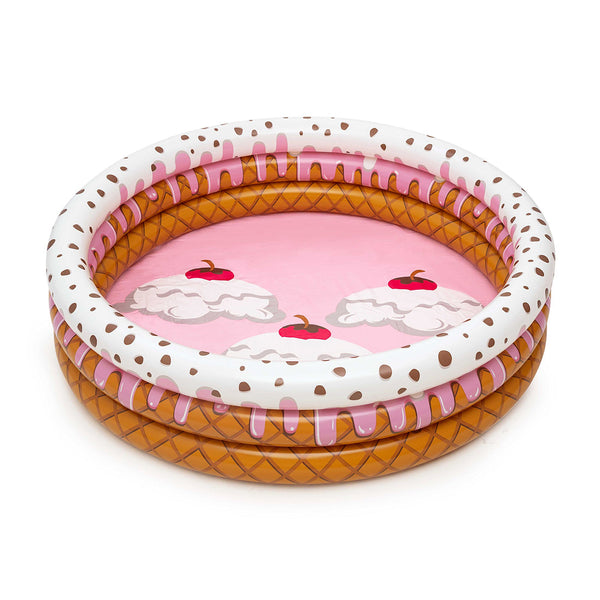 Bestway H2OGO! Sundae Funday Inflatable 3-Ring Play Pool (L-63" H-15")
