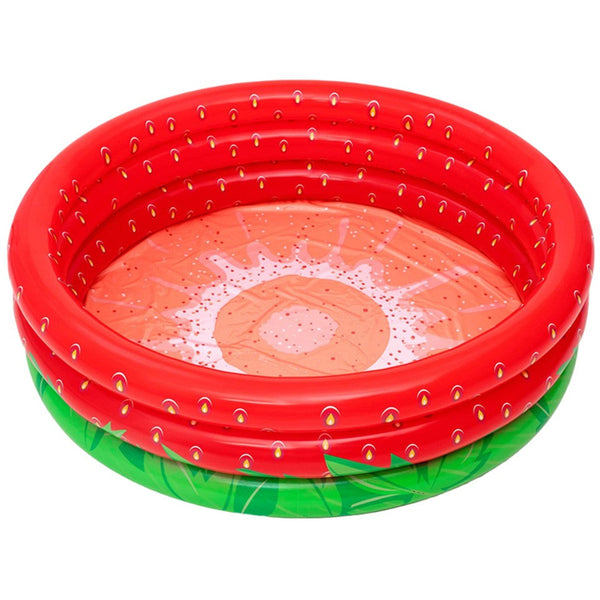 Bestway H2OGO! Sweet Strawberry Round Inflateable Play Pool (L-63" H-15")