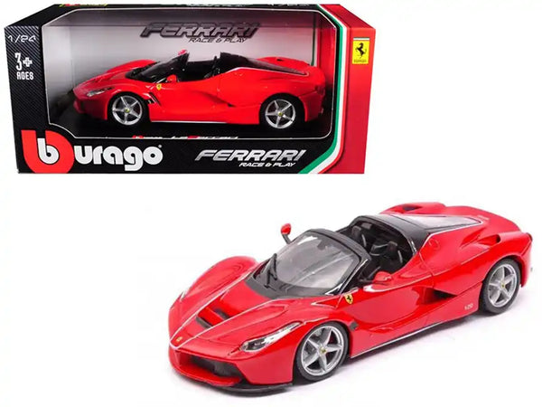Bburago 1:24 F70 LaFerrari Aperta (Red) – Race & Play Diecast Model Car