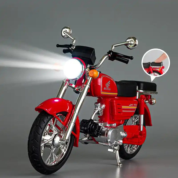 Honda 70 Retro 1:12 Die-Cast Model Motorcycle – M10-2A JH70 Classic Collectible Bike