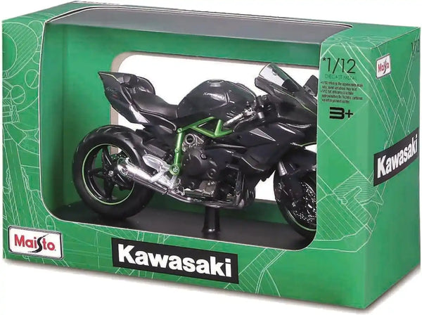 Maisto 1:12 Kawasaki Ninja H2-R Diecast Motorcycle Model with Display Stand