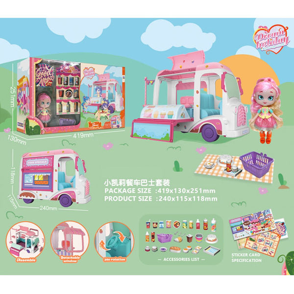 Barbie Outdoor Picnic Truck Play Set
