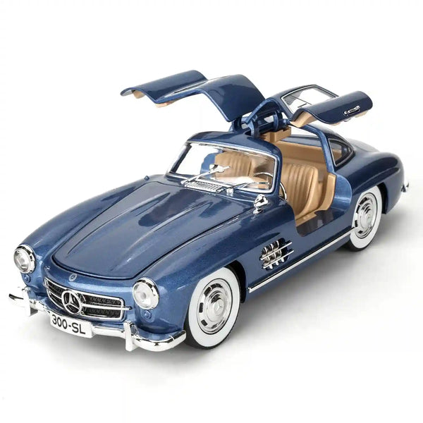 1:24 Mercedes-Benz 300SL Die-Cast Model Car – Classic Collectible with Opening Doors & Detailed Interior