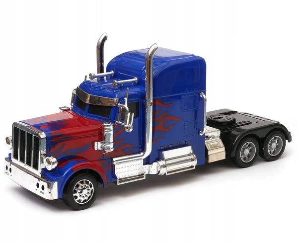 Transformers Optimus Prime Remote Control Truck with Lights & Sound – Rechargeable RC Vehicle for Kids